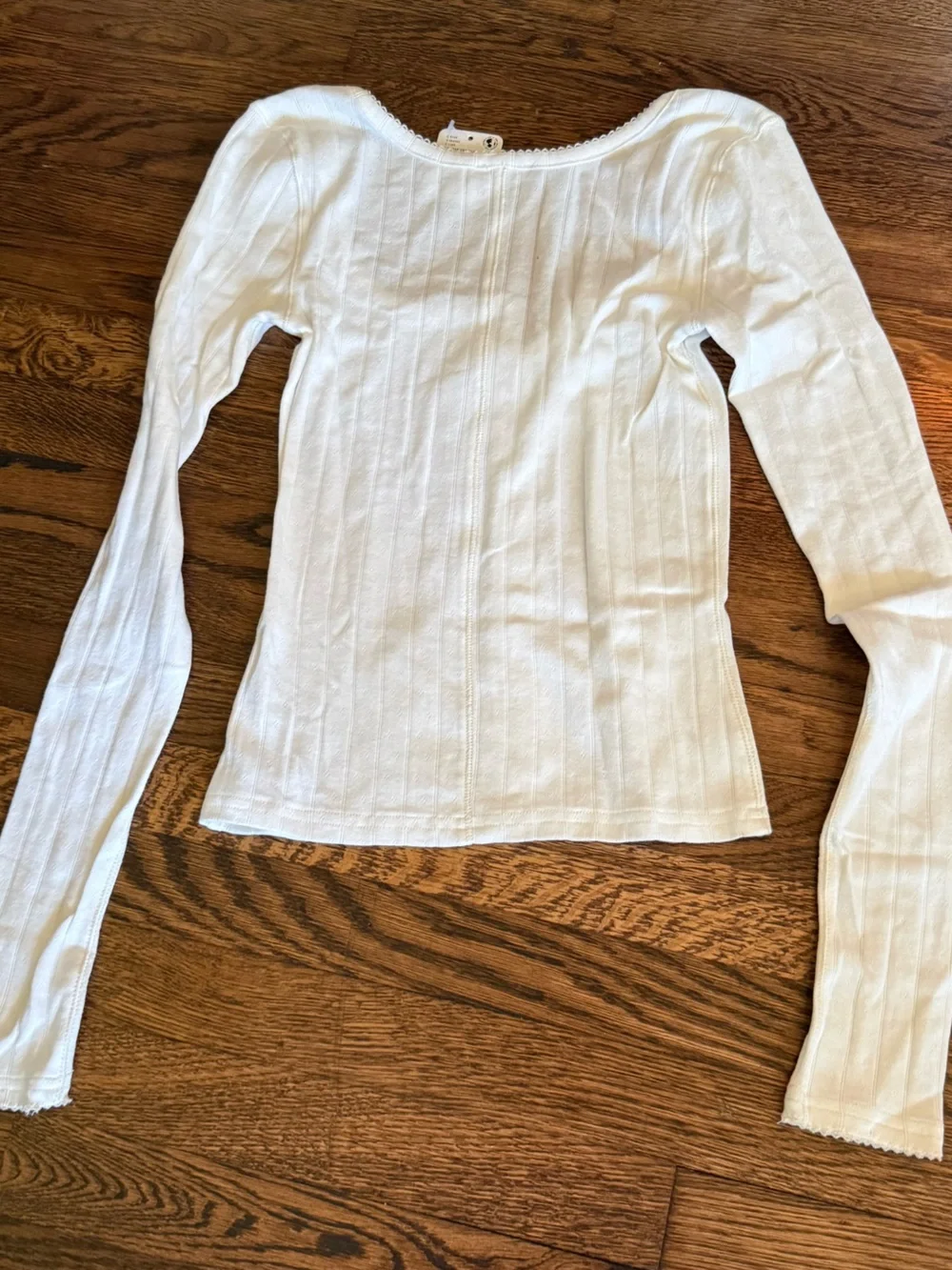 BNWT Free People end game pointelle (sz XS)